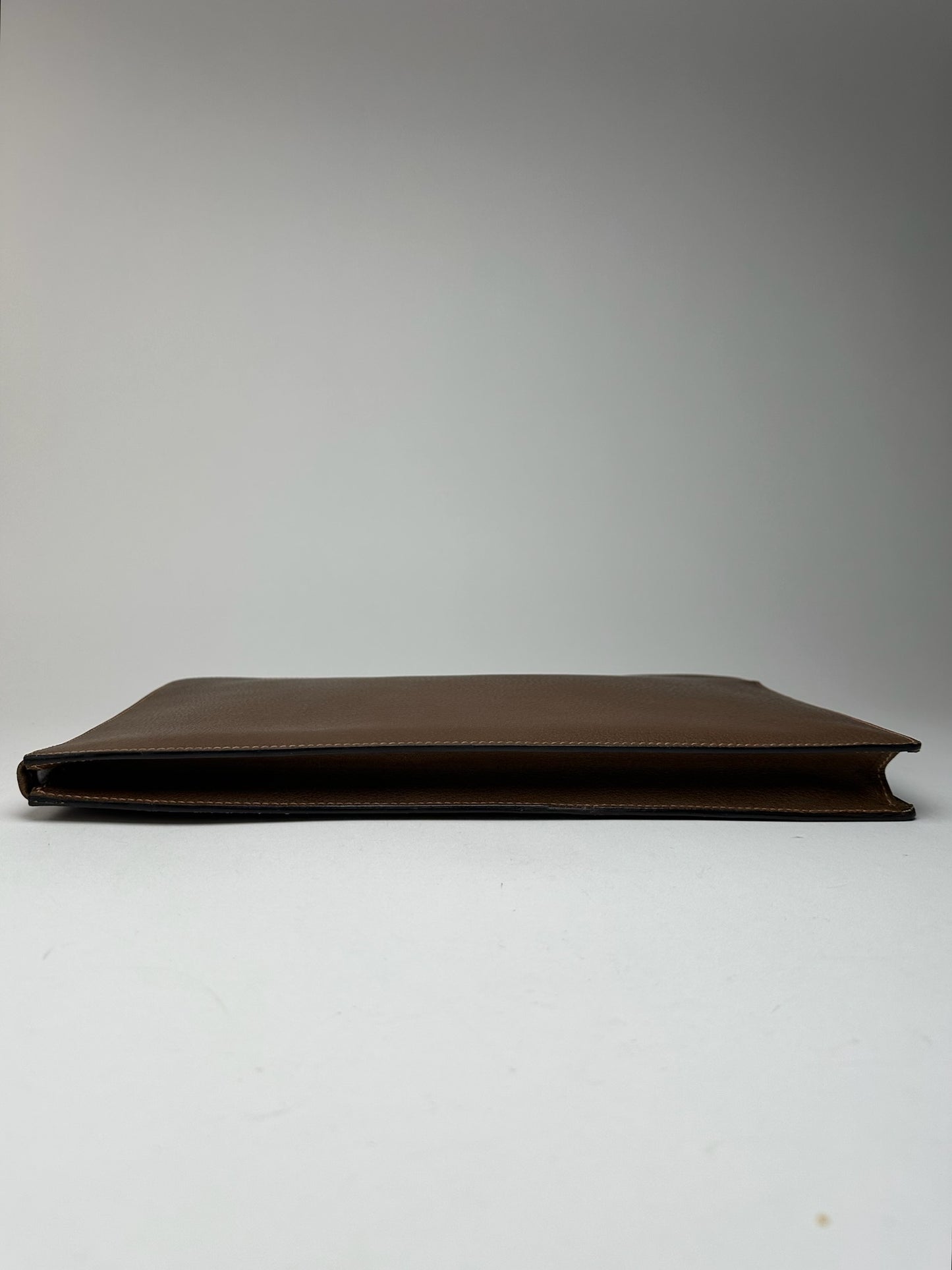 Pochette Gucci vintage en cuir marron