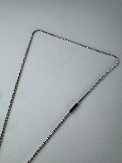 Vintage Gucci 925 Sterling Silver Dogtooth Chain