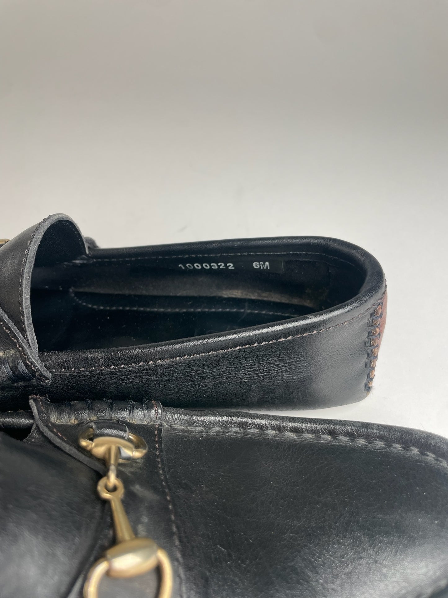 Vintage Gucci Horsebit Loafer Black