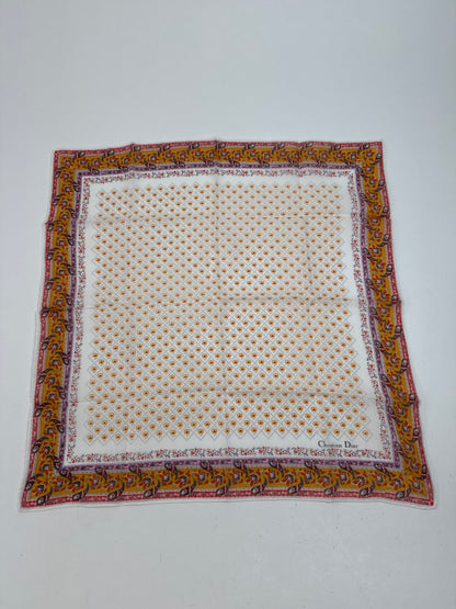 Vintage Dior Polka Dots scarf