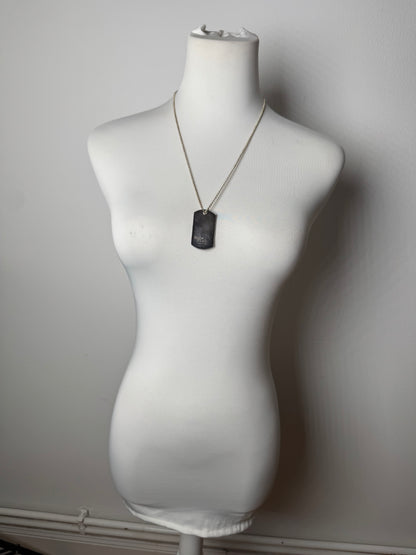 Vintage Gucci 925 Sterling Silver Dogtooth Chain