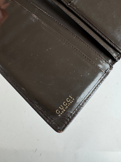 Vintage Gucci Patent Leather wallet black