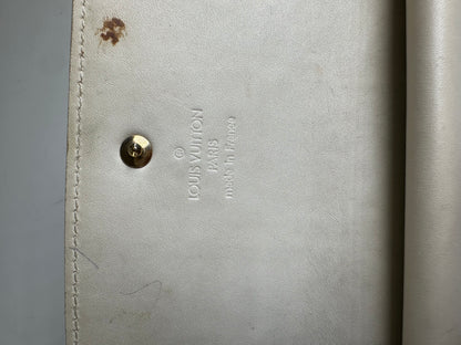 Vintage Louis Vuitton Vernis Long Wallet Light Yellow Gold