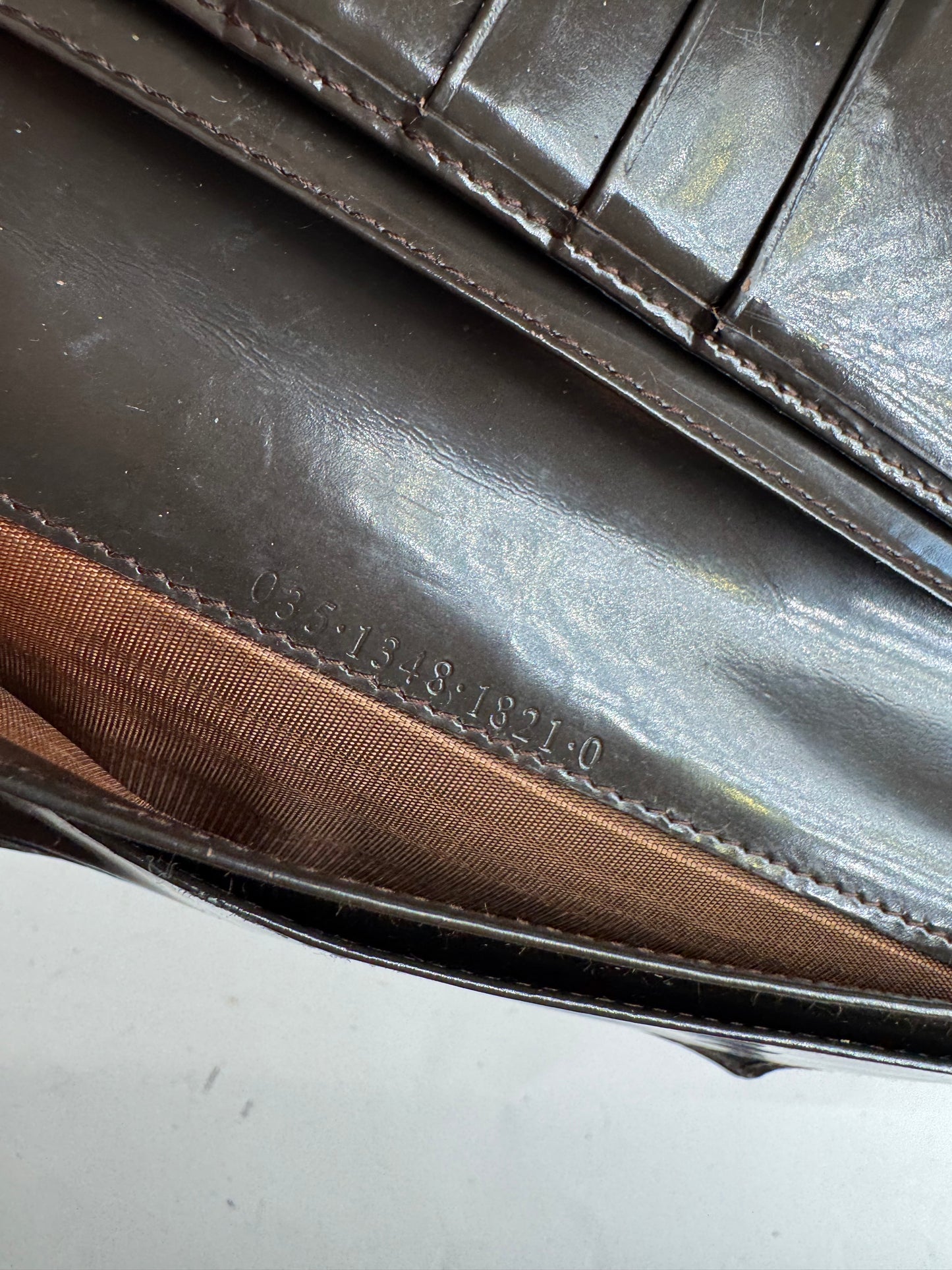 Vintage Gucci Patent Leather wallet black