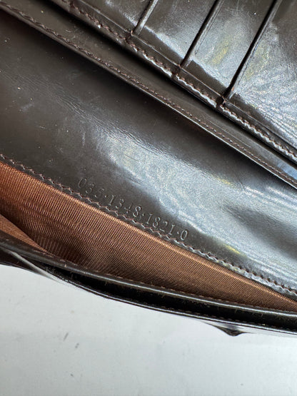 Vintage Gucci Patent Leather wallet black