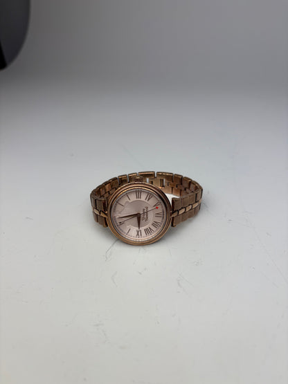 Vintage Givenchy Stainless Steel Bracelet Watch Rose Gold