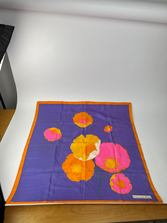Vintage Dior Silk Scarf