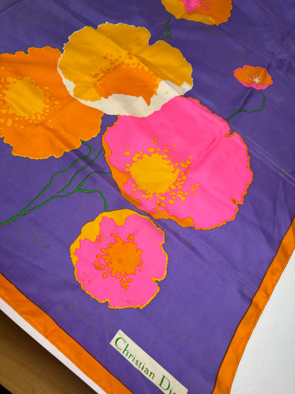 Vintage Dior Silk Scarf