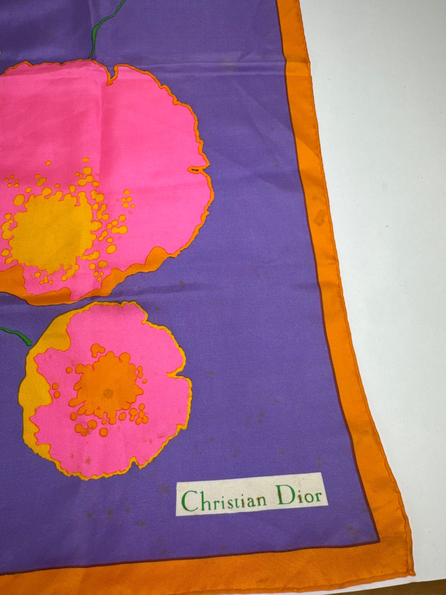 Vintage Dior Silk Scarf