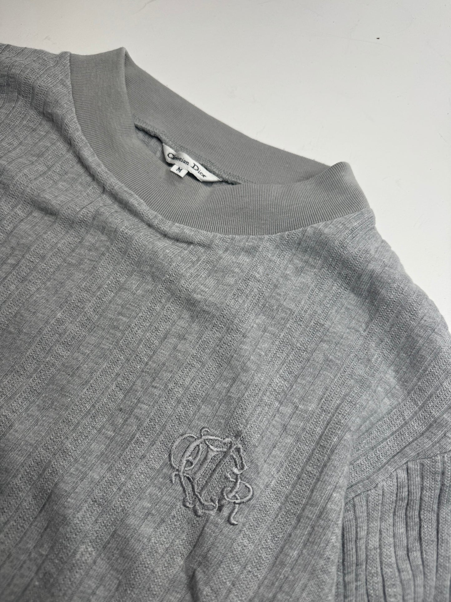 Vintage Dior Crewneck Sweater Grey M