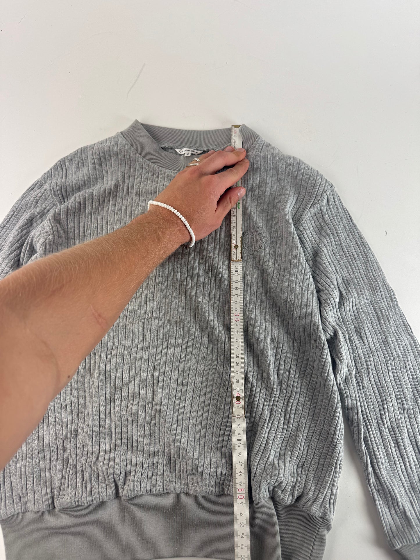 Vintage Dior Crewneck Sweater Grey M