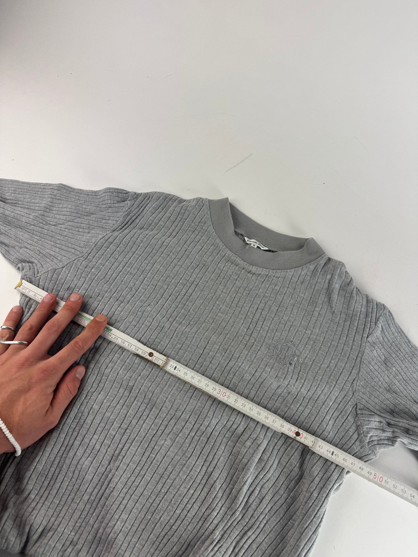 Vintage Dior Crewneck Sweater Grey M