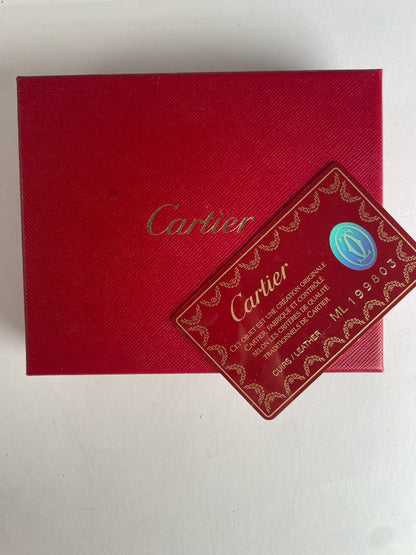 Vintage Cartier Leather Wallet Black