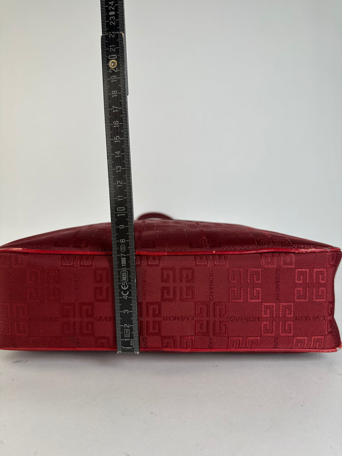 Vintage Givenchy 4G Logo Flap Crossbody Bag Late 1990s Red