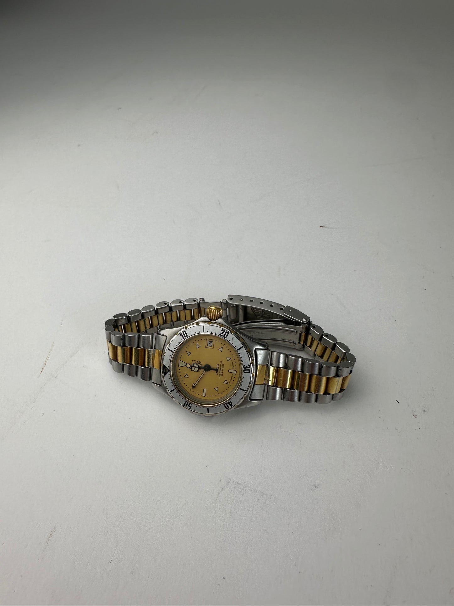 Vintage Tag Heuer Stainless Watch Silver