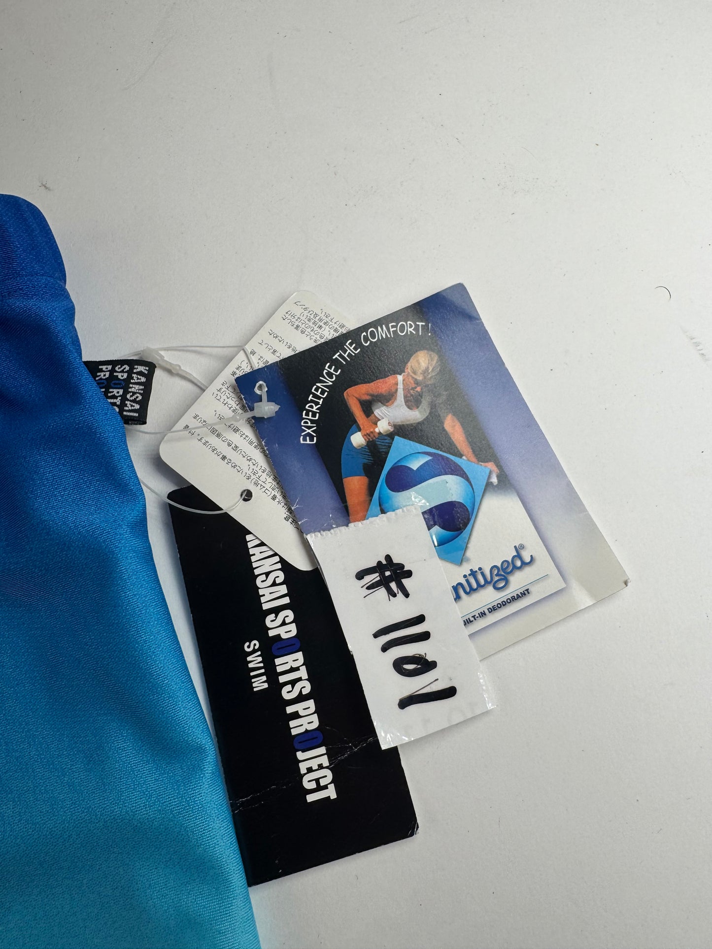 Vintage Kansai Yamamoto Swim Shorts Blue black L