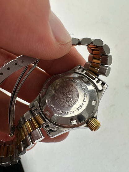 Vintage Tag Heuer Stainless Watch Silver