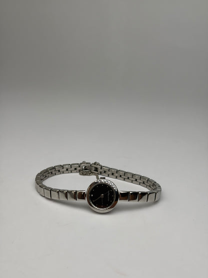 Vintage Courrèges Licensed Bracelet Watch Late 1990s Silver Black