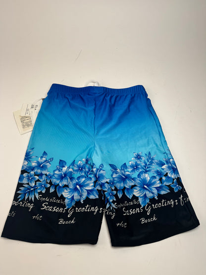 Vintage Kansai Yamamoto Swim Shorts Blue black L