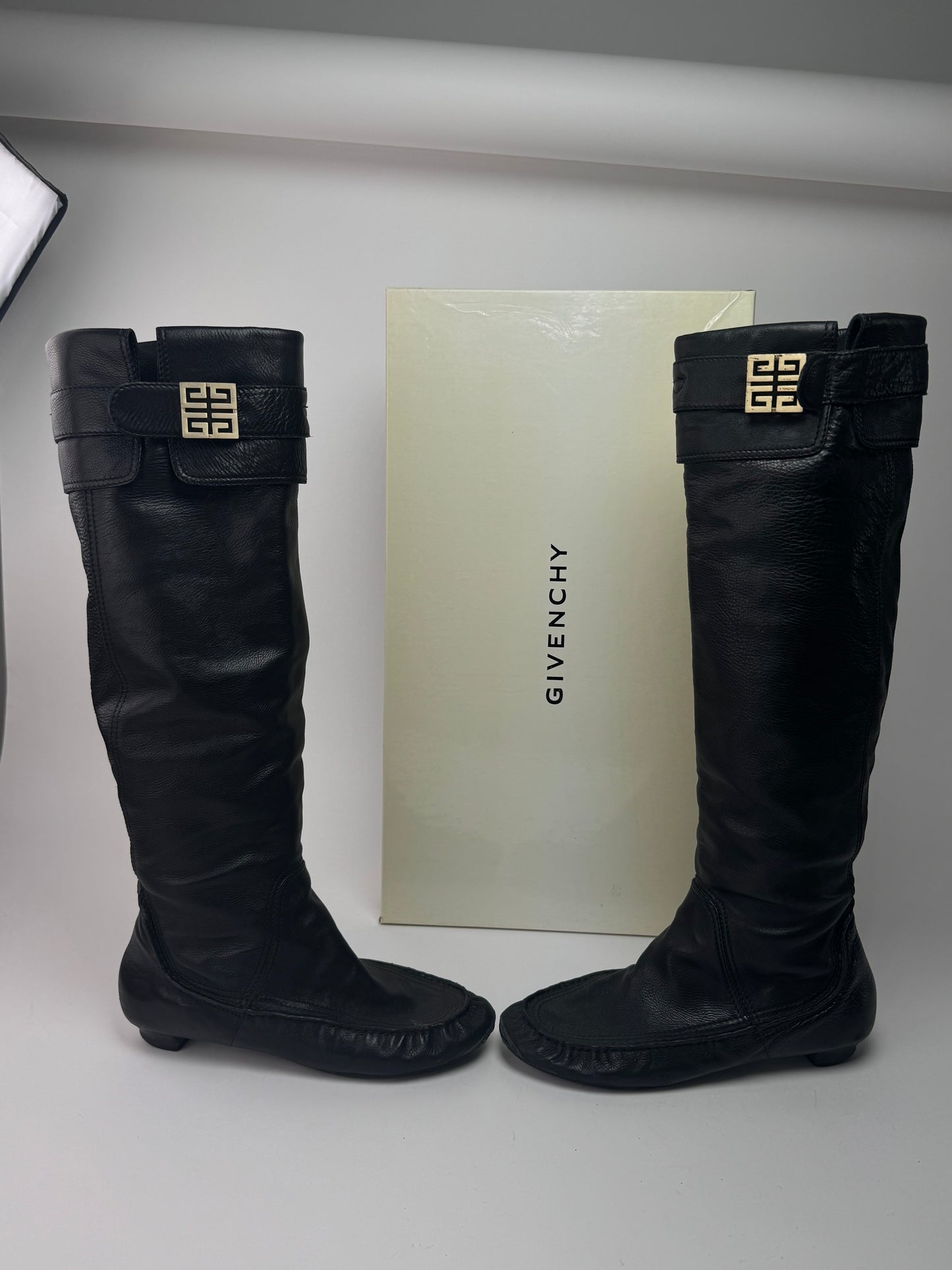 Vintage Givenchy Leather boots black EU38