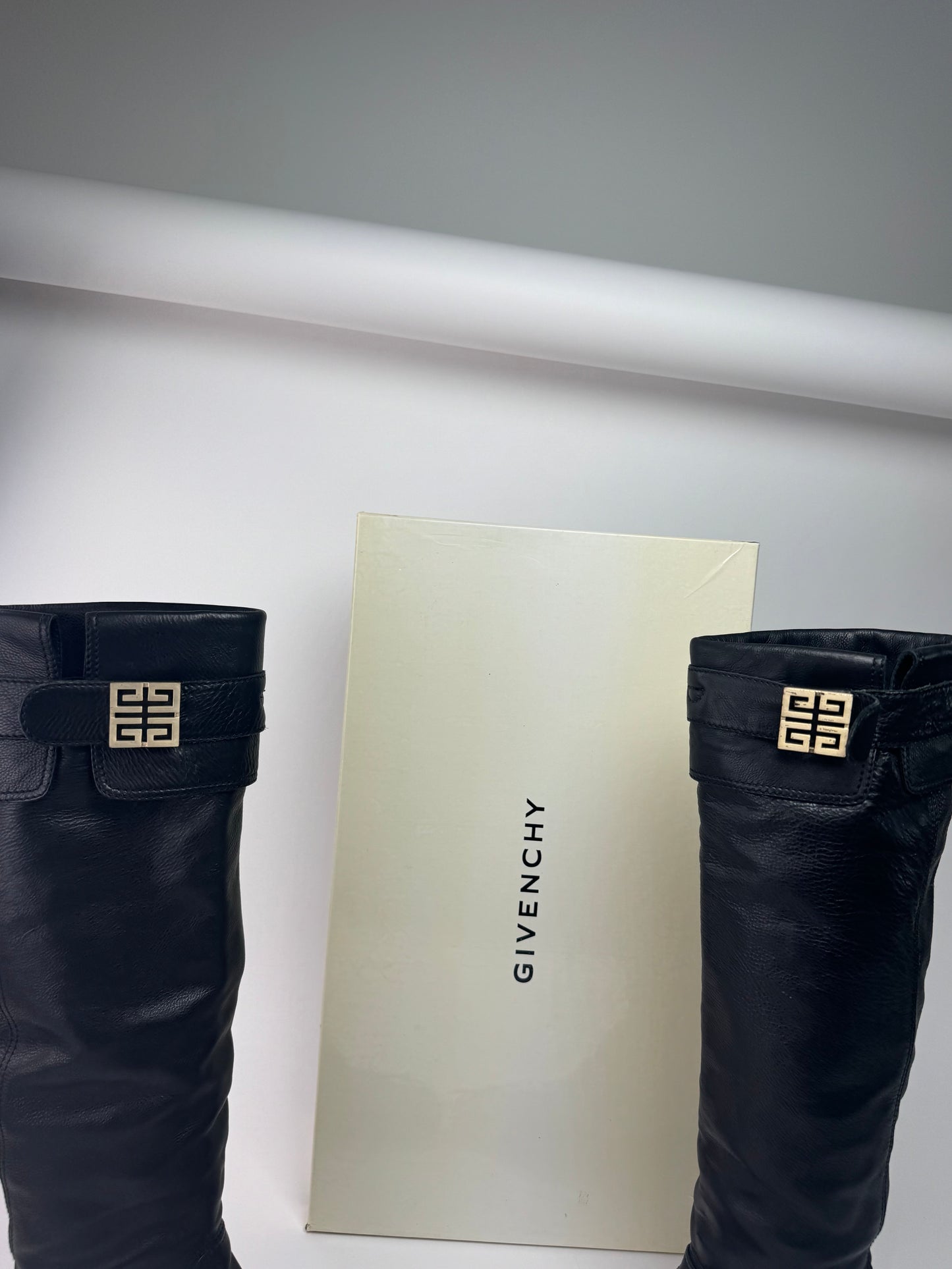 Vintage Givenchy Leather boots black EU38