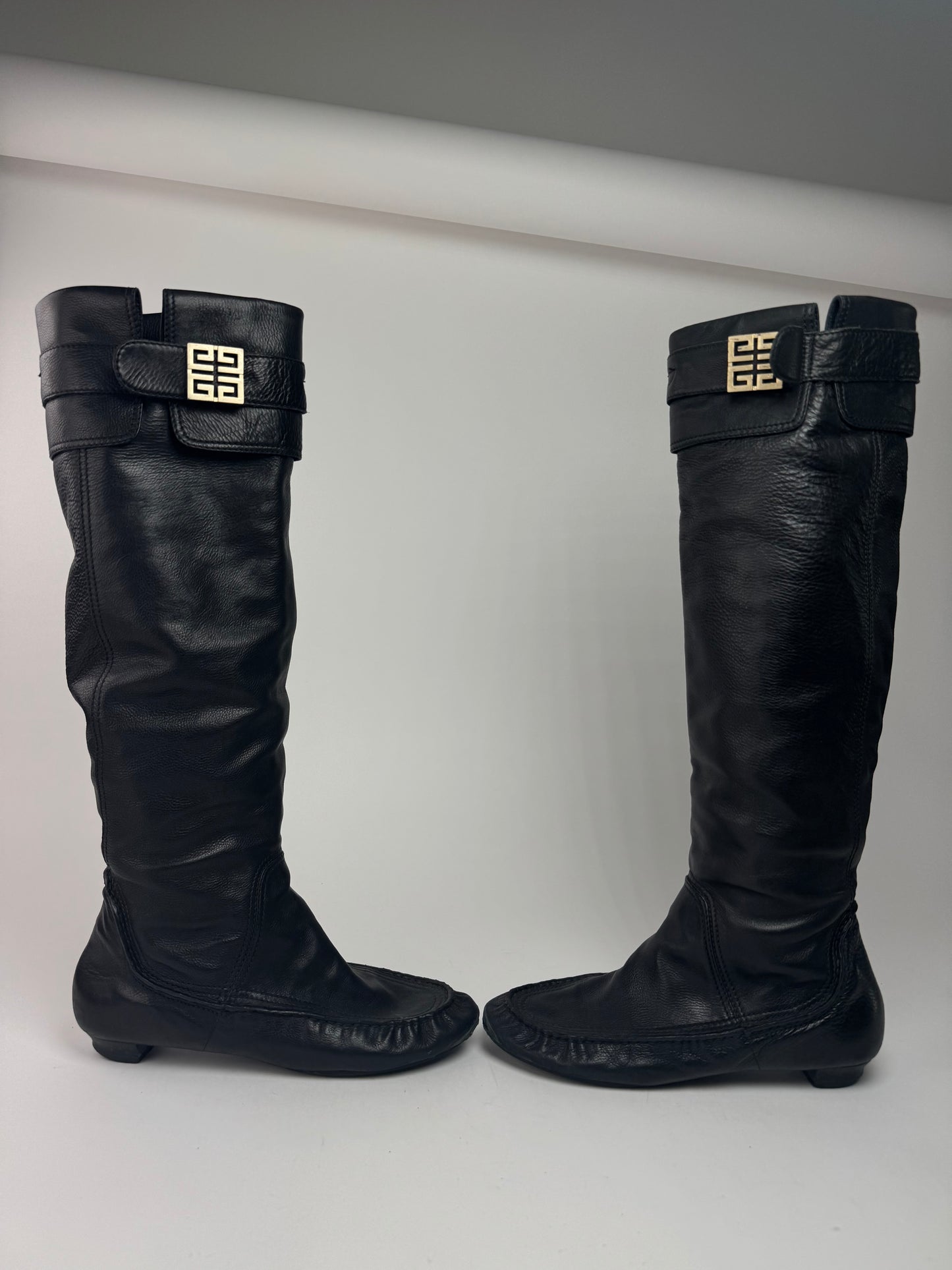 Vintage Givenchy Leather boots black EU38