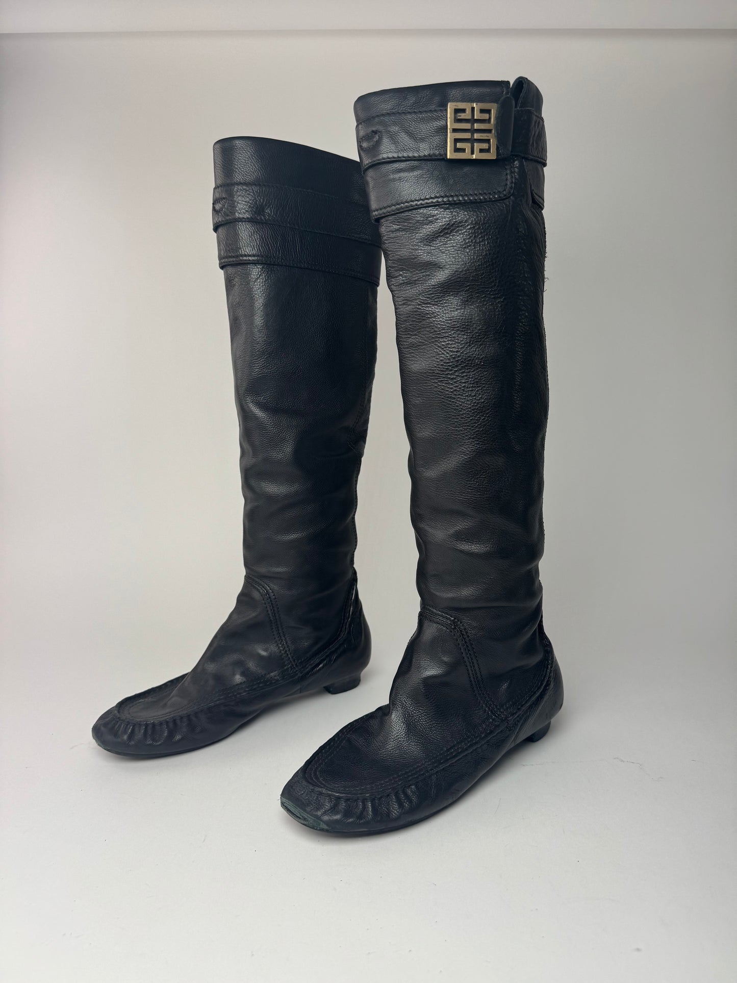 Vintage Givenchy Leather boots black EU38