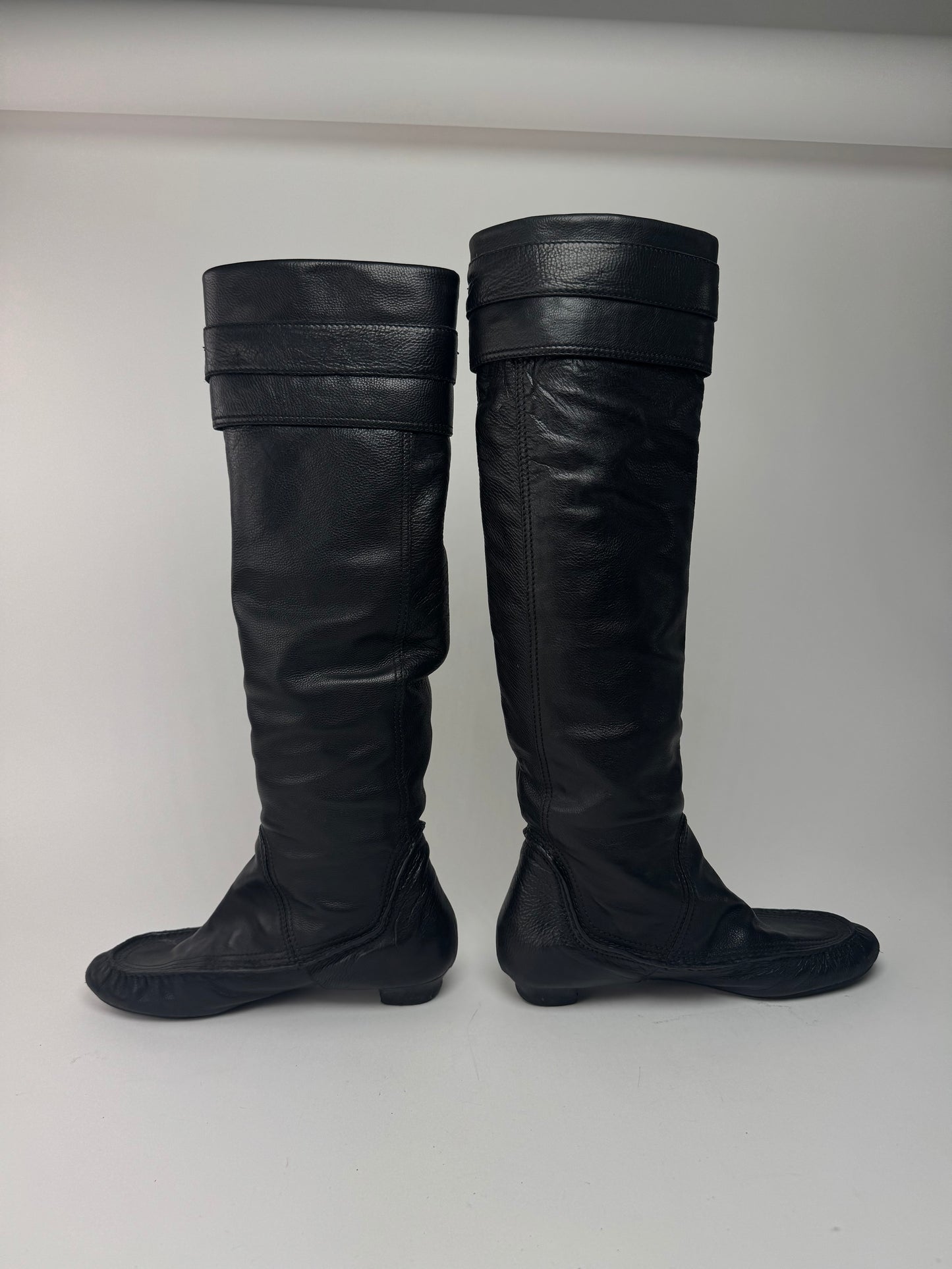 Vintage Givenchy Leather boots black EU38
