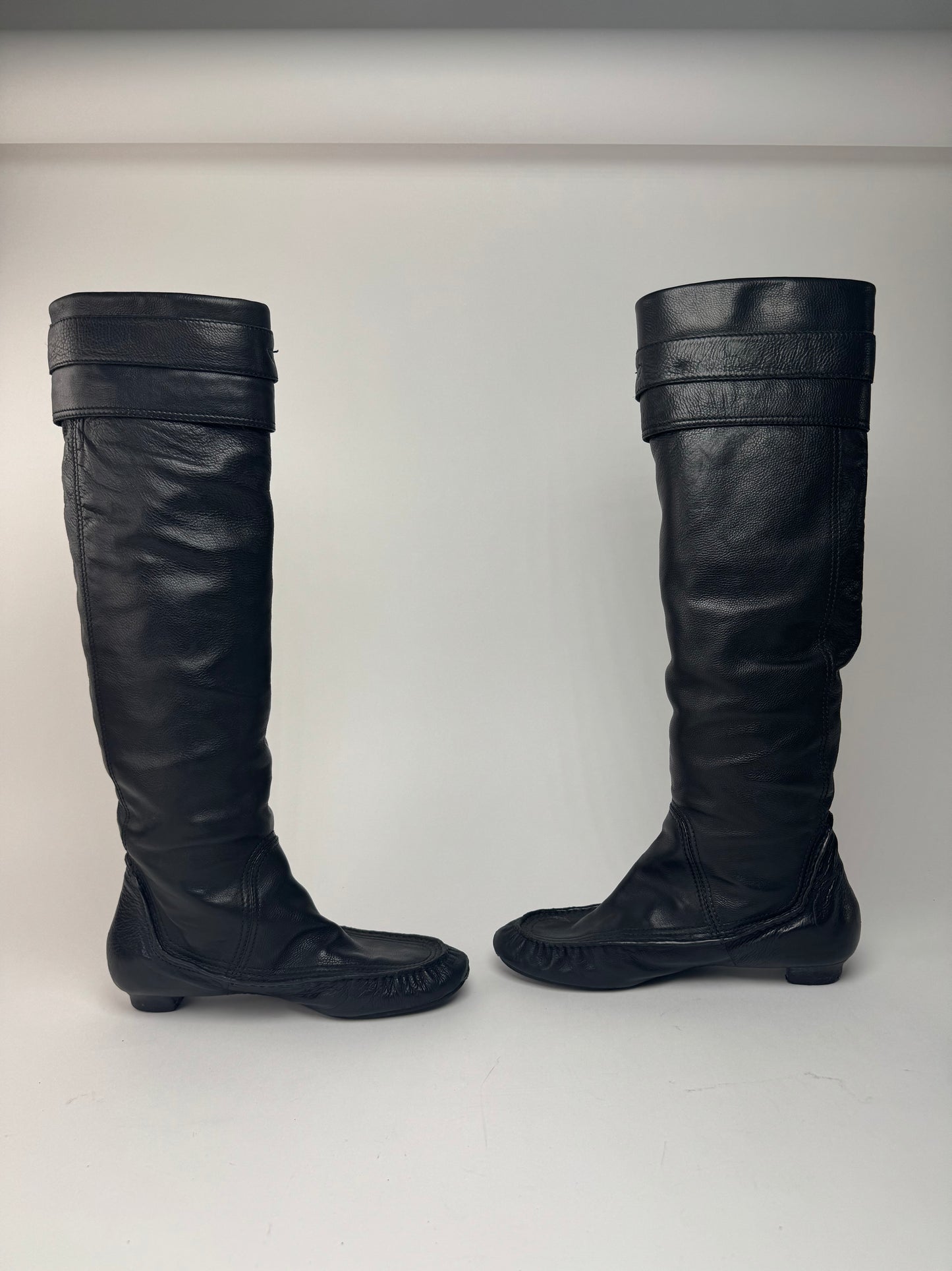 Vintage Givenchy Leather boots black EU38