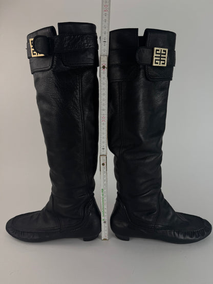 Vintage Givenchy Leather boots black EU38