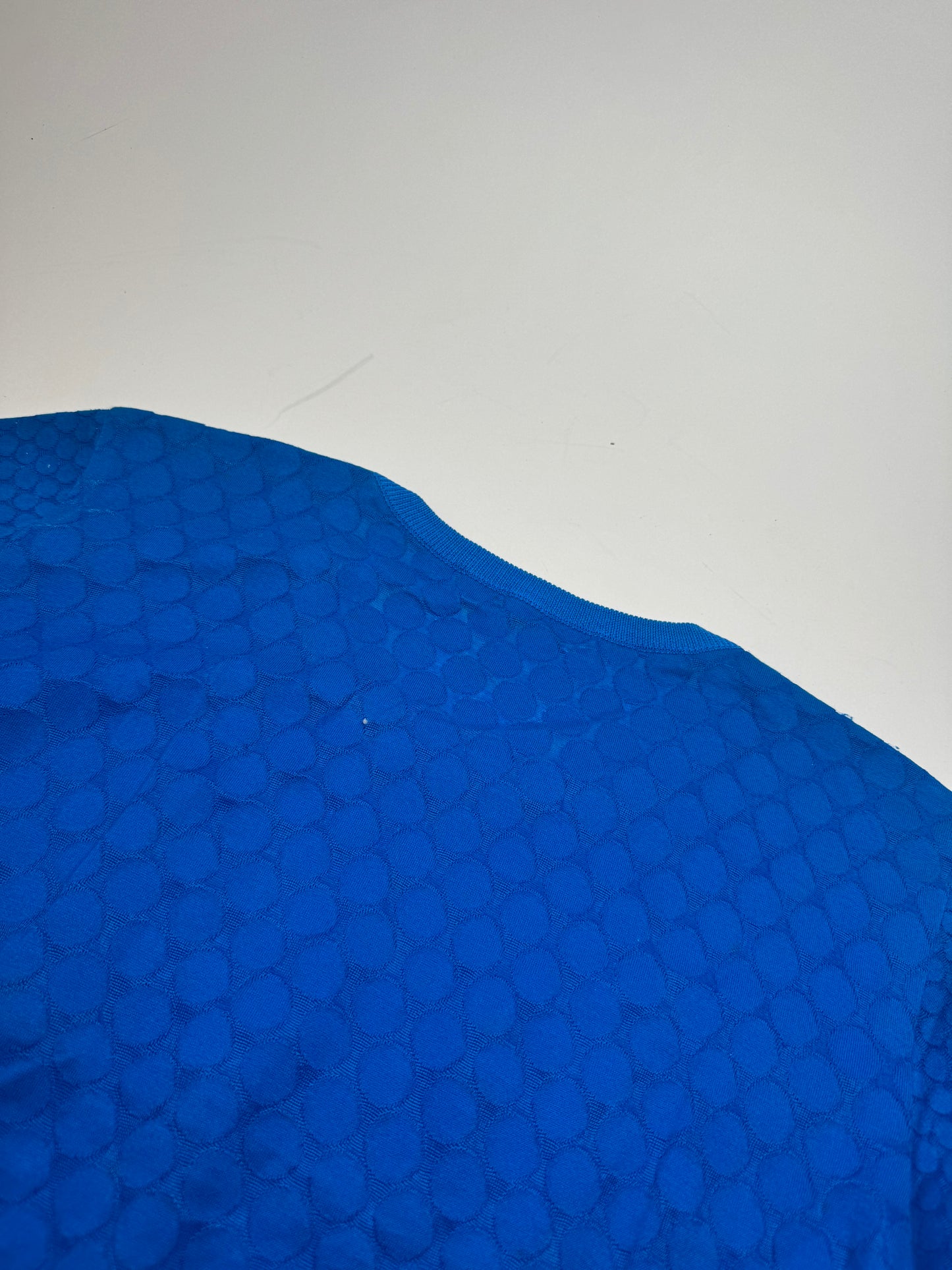 Vintage Dior Short Sleeve Sweater Blue M