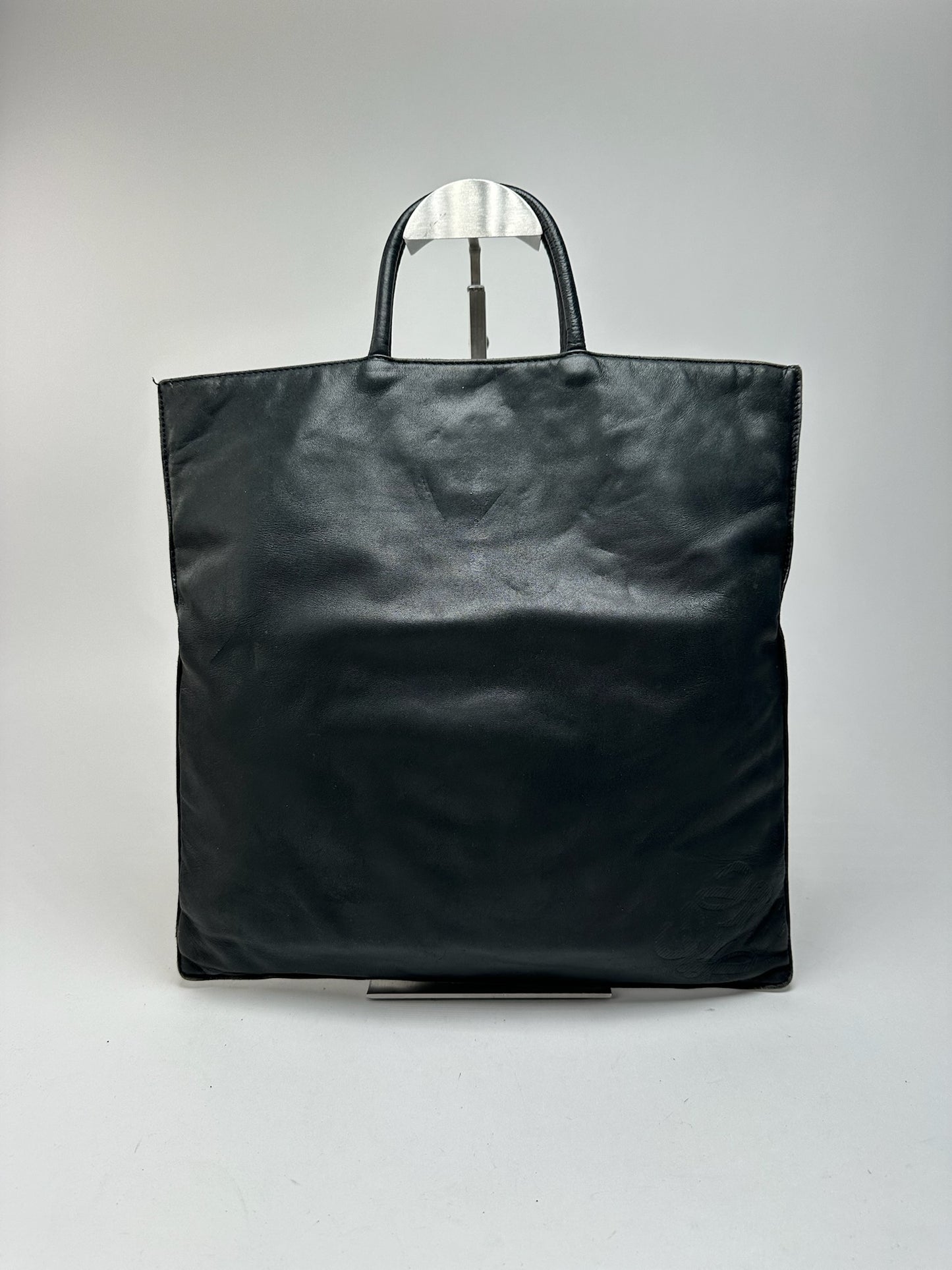 Sac vintage Loewe Madrid Leopard noir marron