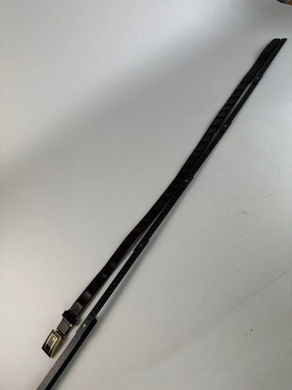 Vintage Dior Leather Belt Brown