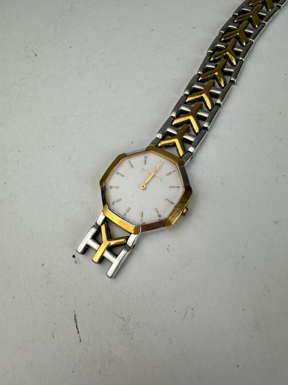 Vintage Yves Saint Laurent Stainless Watch Silver