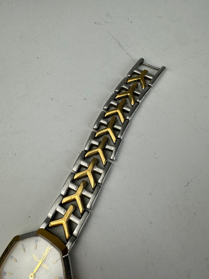 Vintage Yves Saint Laurent Stainless Watch Silver
