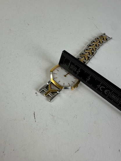 Vintage Yves Saint Laurent Stainless Watch Silver