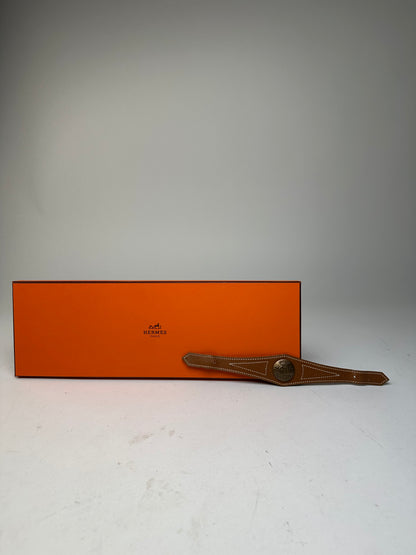 Vintage Hermes Smooth Braclet Brown