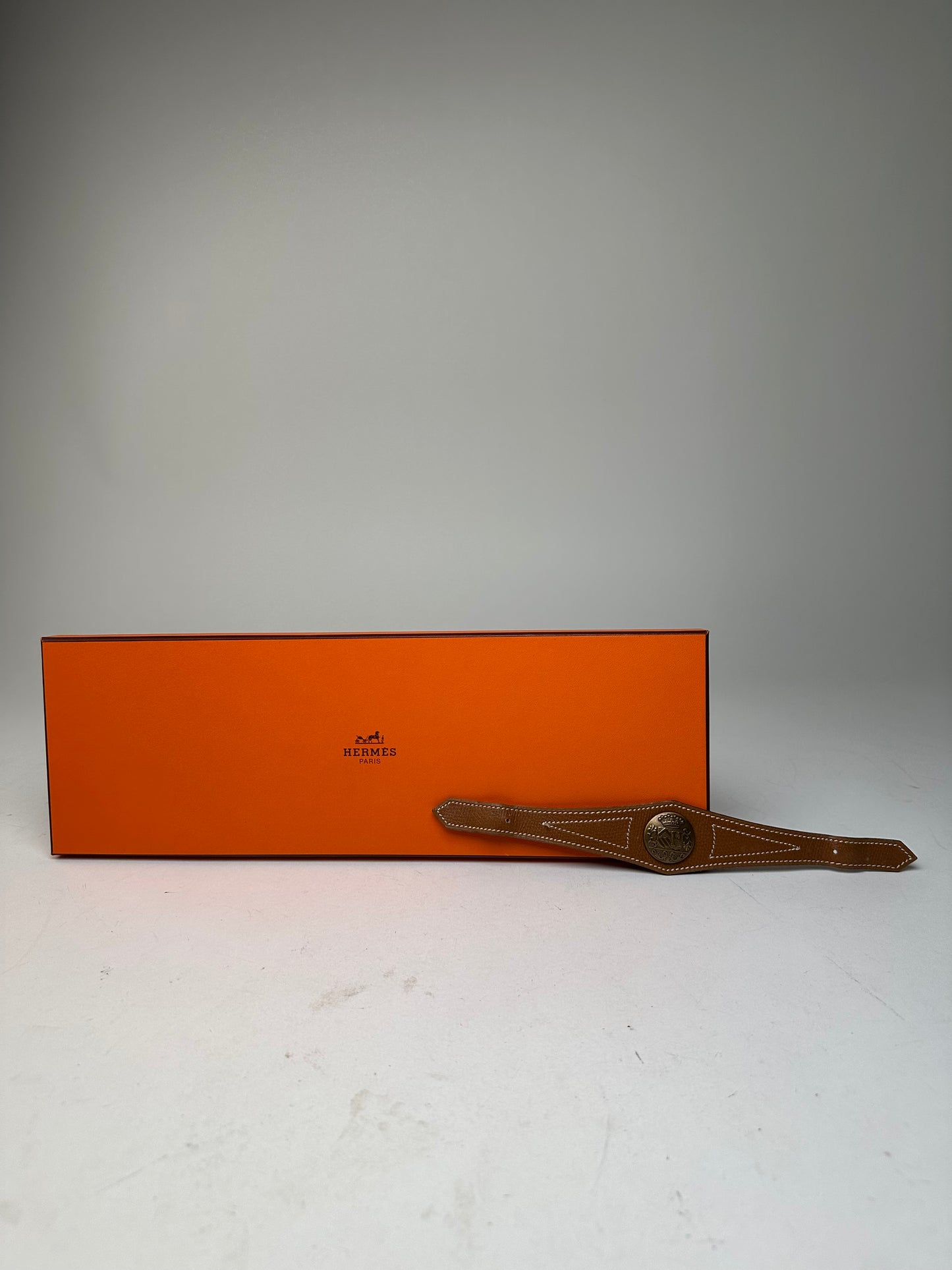 Vintage Hermes Smooth Braclet Brown