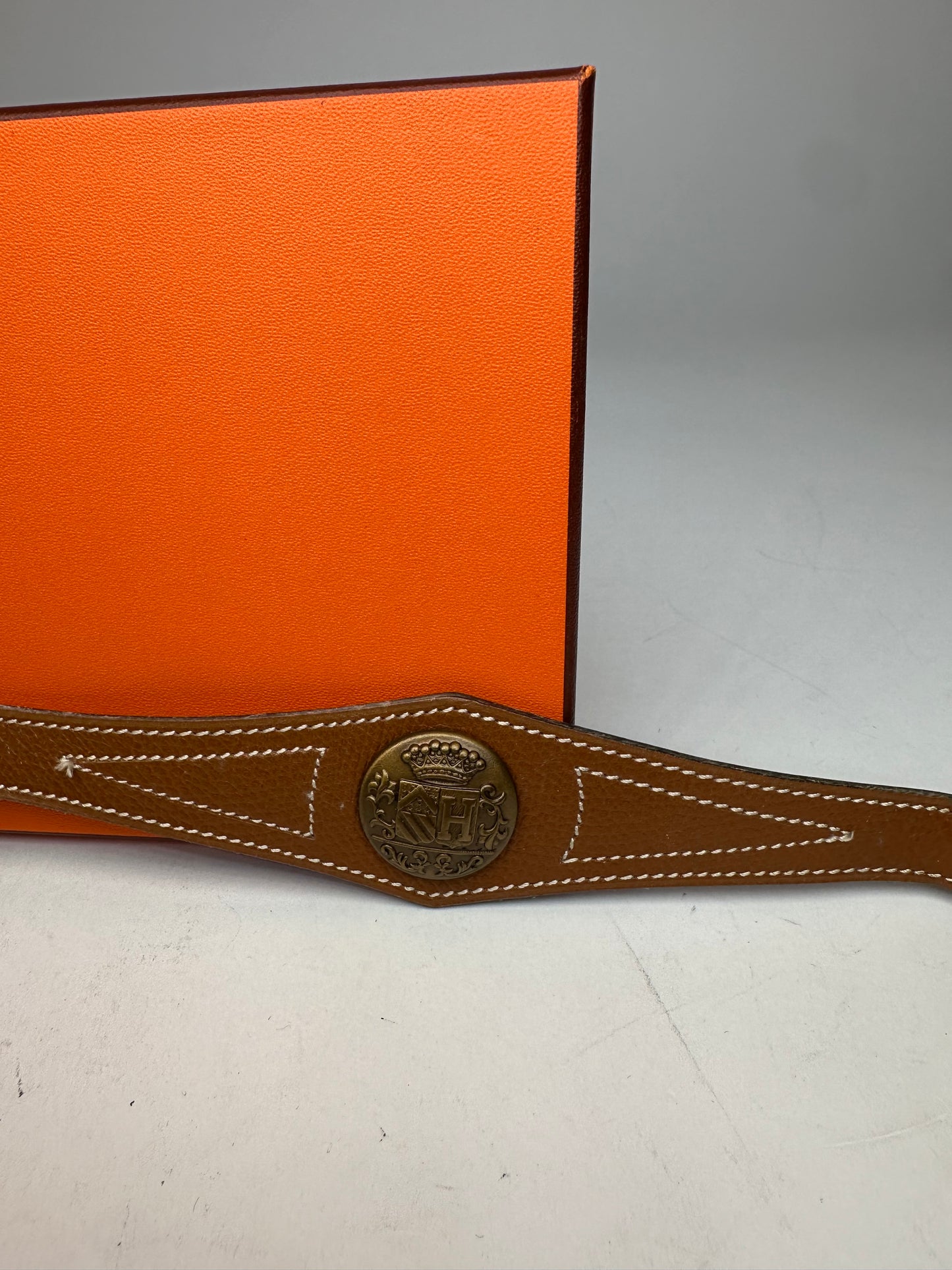 Vintage Hermes Smooth Braclet Brown