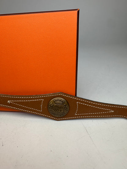 Vintage Hermes Smooth Braclet Brown