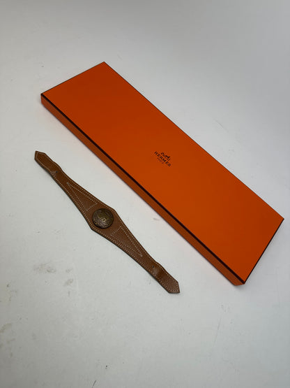 Vintage Hermes Smooth Braclet Brown