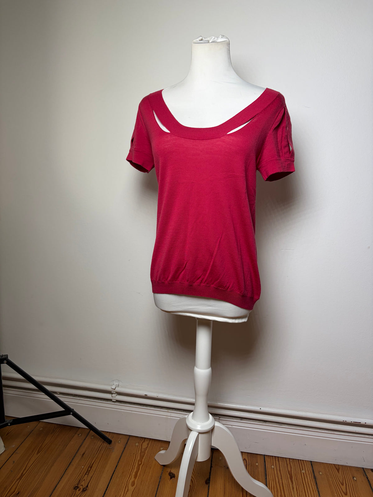 Vintage Loewe Knit Top Fuchsia M