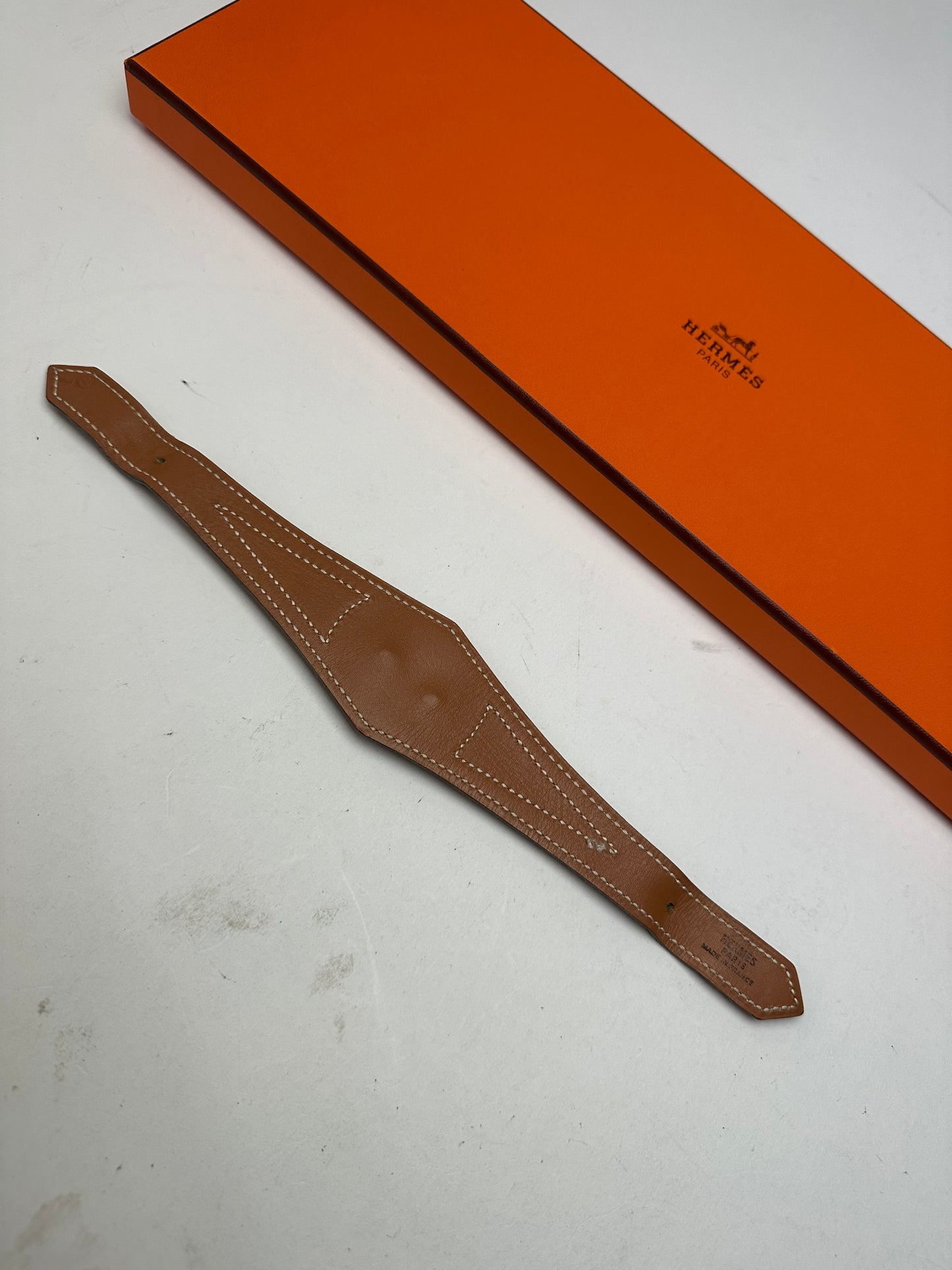 Vintage Hermes Smooth Braclet Brown