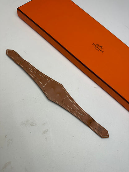 Vintage Hermes Smooth Braclet Brown