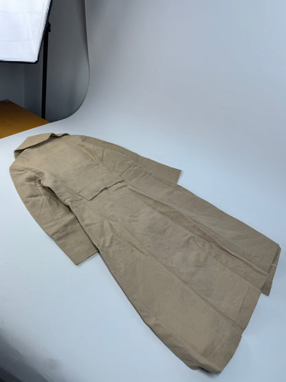 Vintage Marni Linen Trenchcoat Beige L