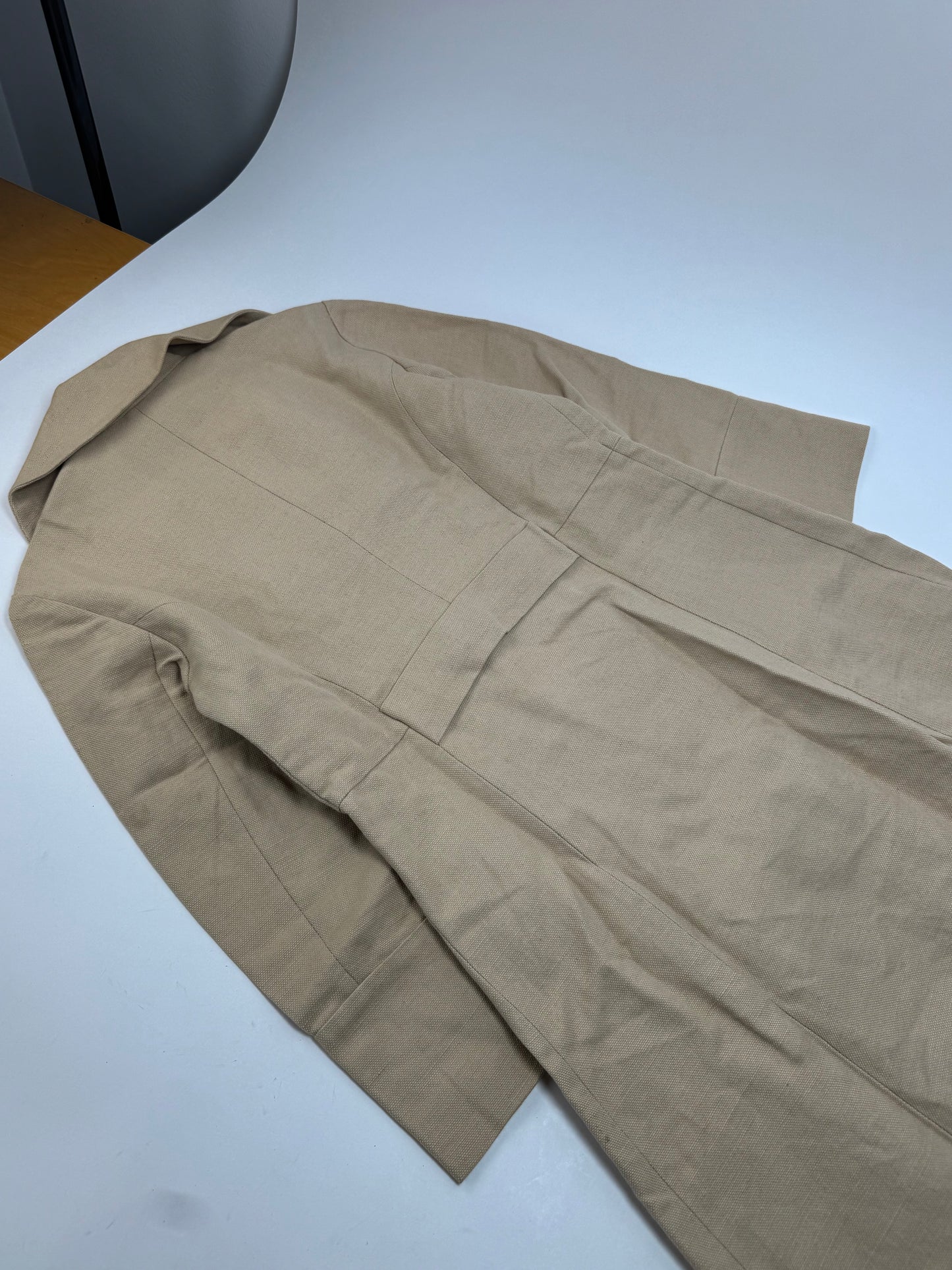 Vintage Marni Linen Trenchcoat Beige L