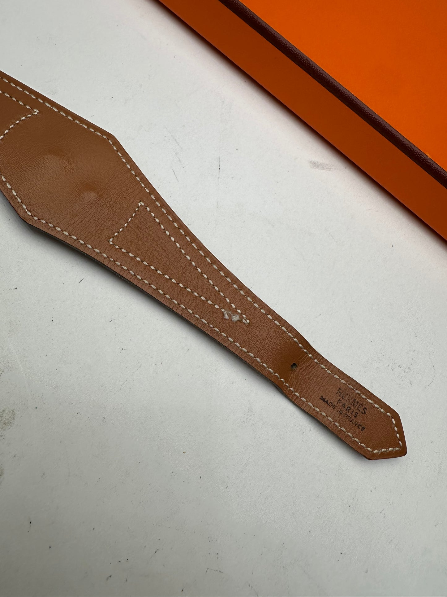 Vintage Hermes Smooth Braclet Brown