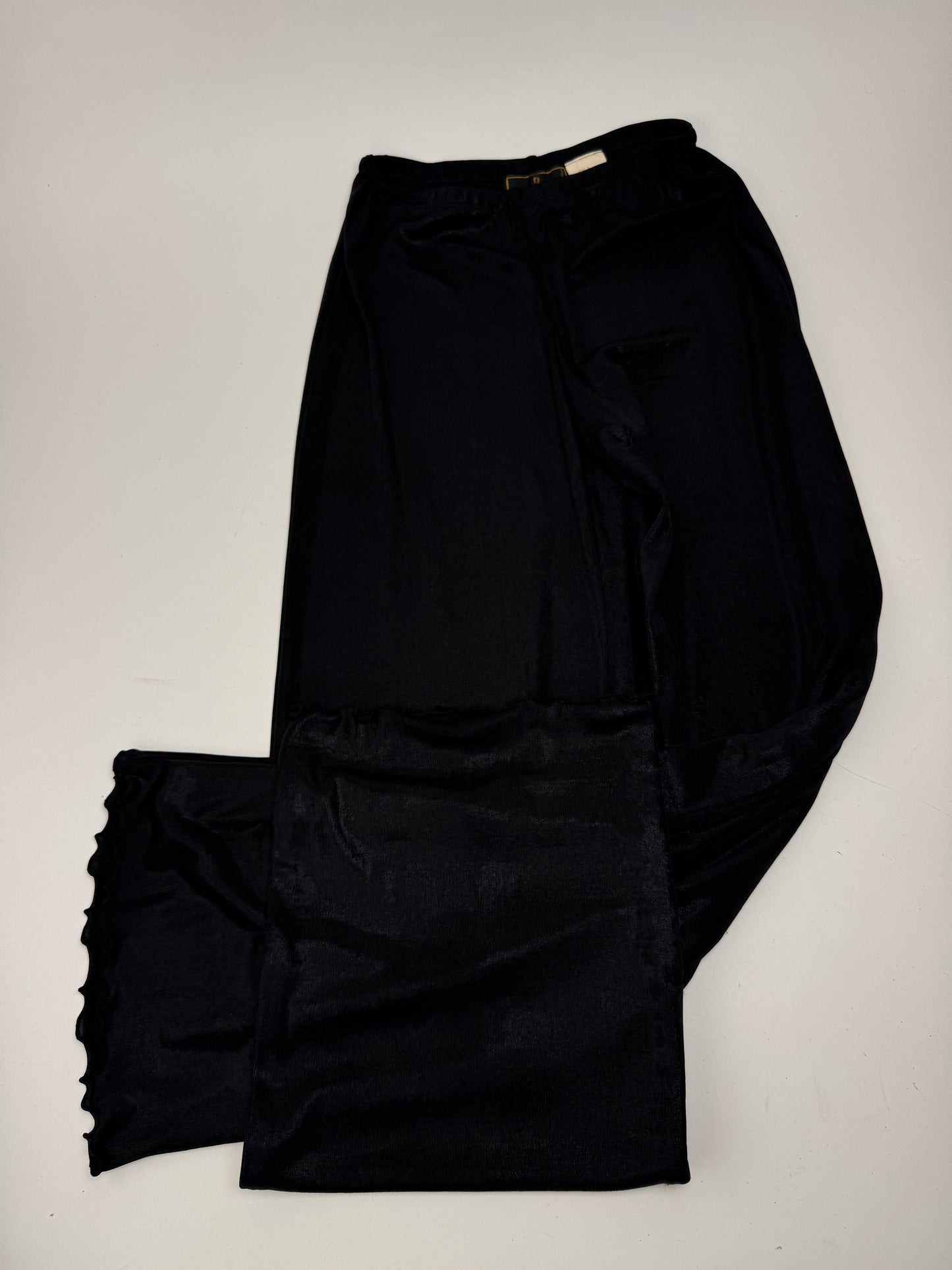 Vintage Fendi Roma Polyester pants M black