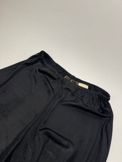 Vintage Fendi Roma Polyester pants M black