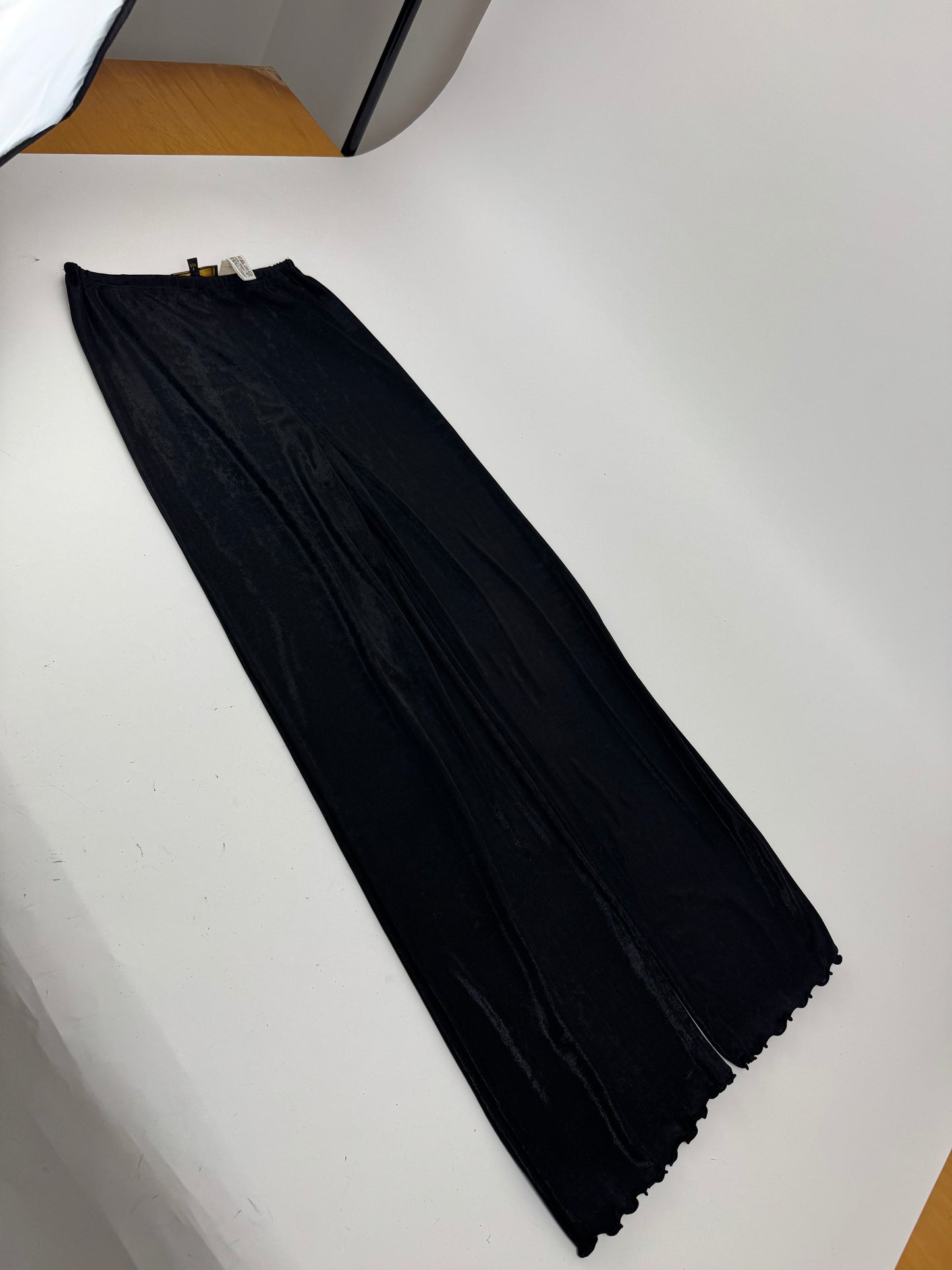 Vintage Fendi Roma Polyester pants M black